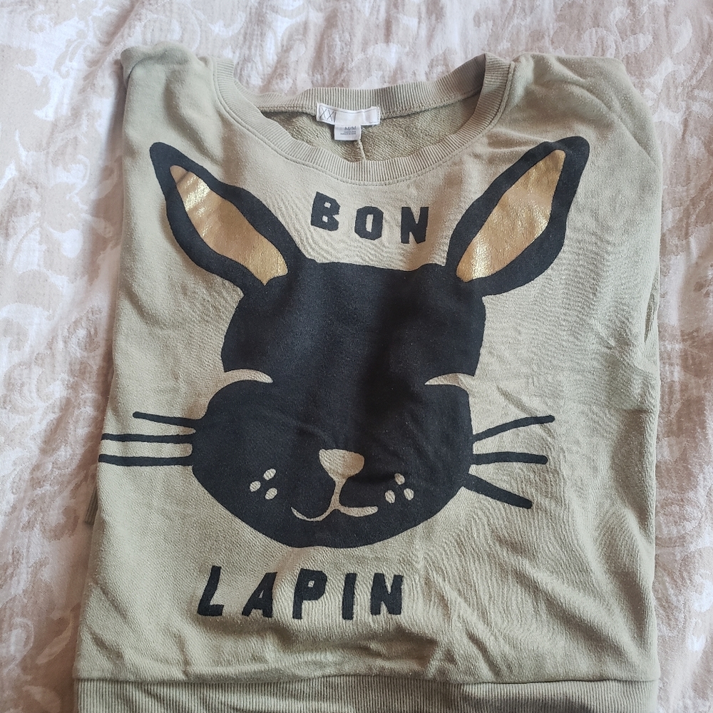 Adorable rabbit sweater